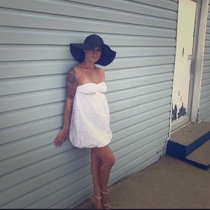 Wet seal white lace dress